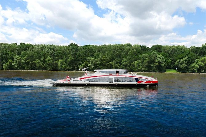 Bratislava Day Trip from Vienna With Catamaran Cruise on Danube - Getting from Vienna: pickup, coach ride, and crossing into Slovakia