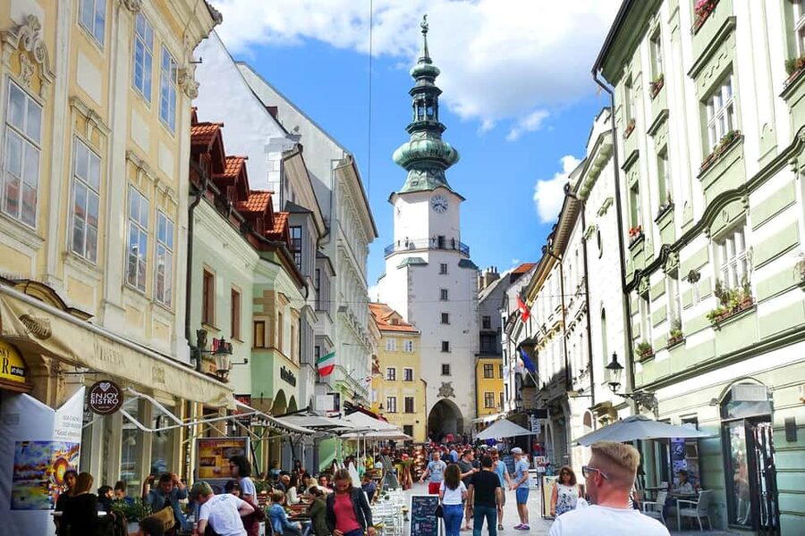 From Vienna: Bratislava City Tour with Food Options - Where the Walking Tour Focuses: Landmarks That Make Bratislava Click