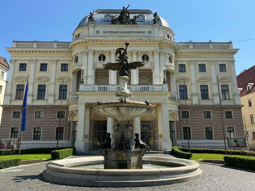 From Vienna: Bratislava City Tour with Food Options - Food Options: Coffee and Cake, Lunch, or Beer Tasting