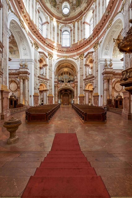Karlskirche Entry Ticket with Panoramic Terrace Access - Inside Karlskirche: Dome Fresco, Marble Pilasters, and the Upward Feeling