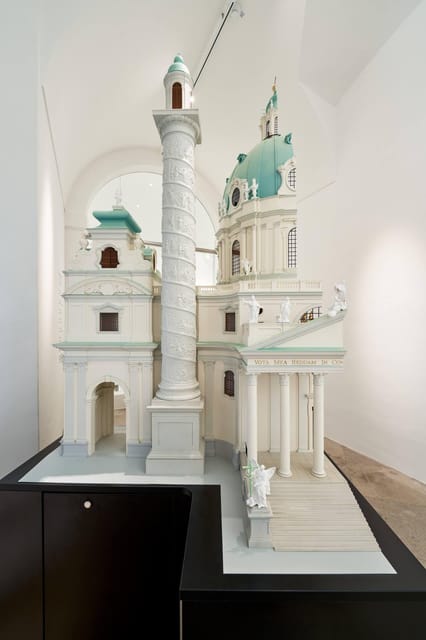 Karlskirche Entry Ticket with Panoramic Terrace Access - The Church Model: A Shortcut to Seeing How It All Fits Together