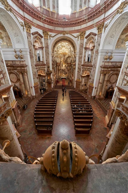 Karlskirche Entry Ticket with Panoramic Terrace Access - Panoramic Terrace Views: Rooftops, Parks, and the Square in Front