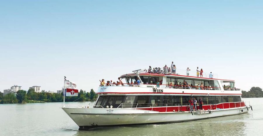 Vienna: 3.5-Hour Grand Danube River Cruise - Reichsbrücke and the modern skyline: Danube Tower and Millennium Tower views
