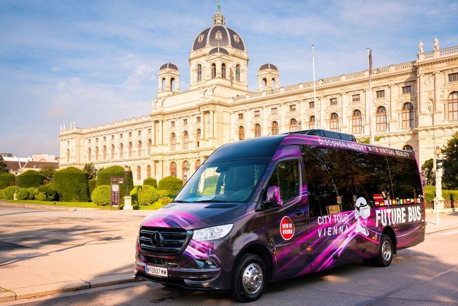 Vienna: Bus Tour with Virtual Reality Experience - What You See From the Road (Before Each VR Stop)