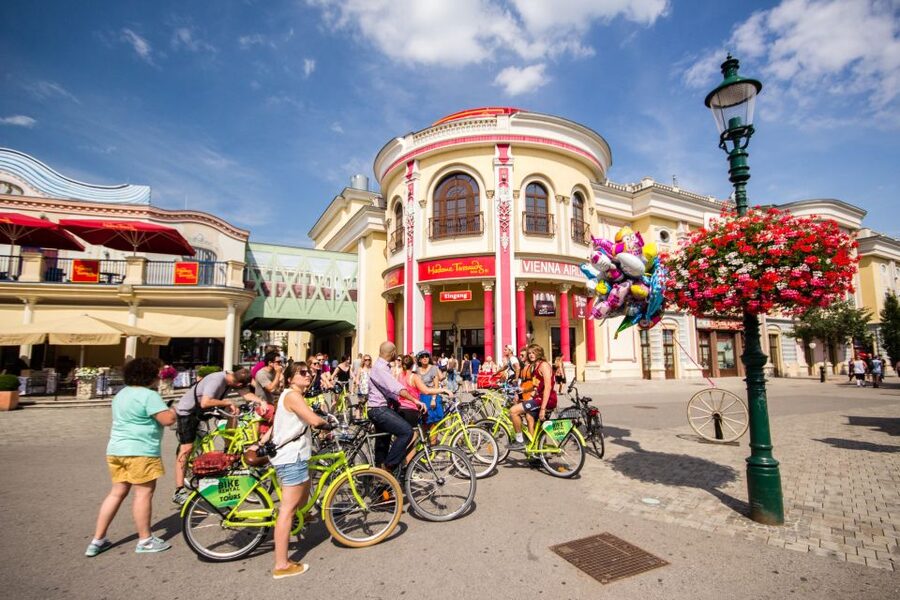 Vienna by Bike 3-Hour All-In-One City Bike Tour in English - Prater Park, the giant Ferris wheel, and the Danube canal finish