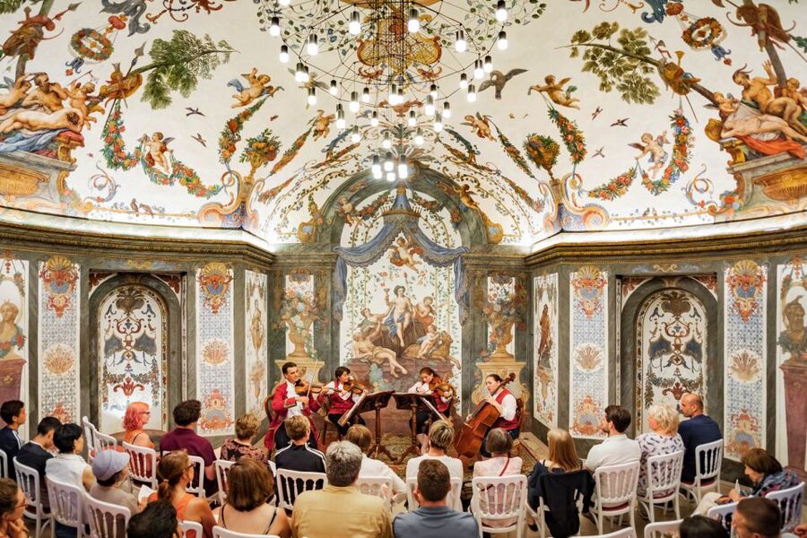 Vienna: Classical Concert at Mozart's First House - Mozarthaus and the Sala Terrena, where the building does half the work