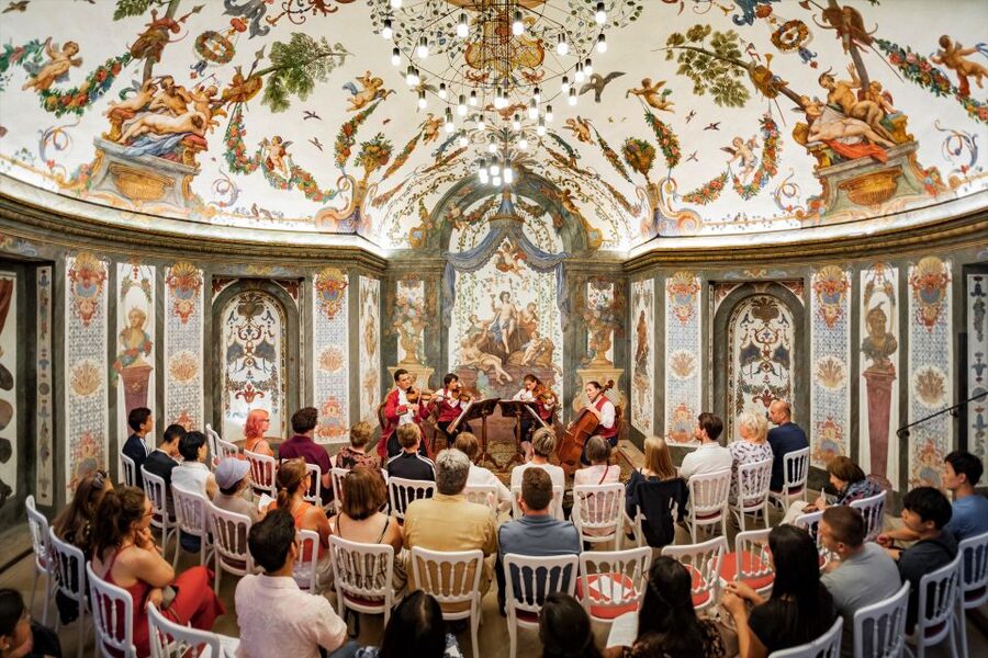Vienna: Classical Concert at Mozart's First House - The concert setting: close-up music in a very old room