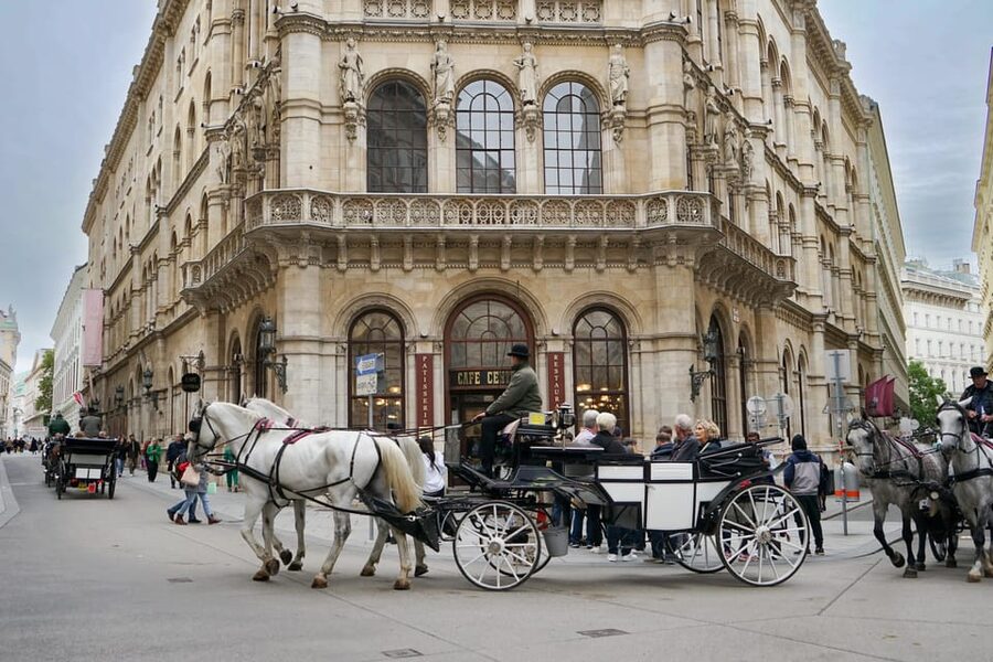 Vienna: Guided Walking Tour of City Highlights & Hidden Gems - Michaelerplatz and the Hofburg Palace entrance from the outside