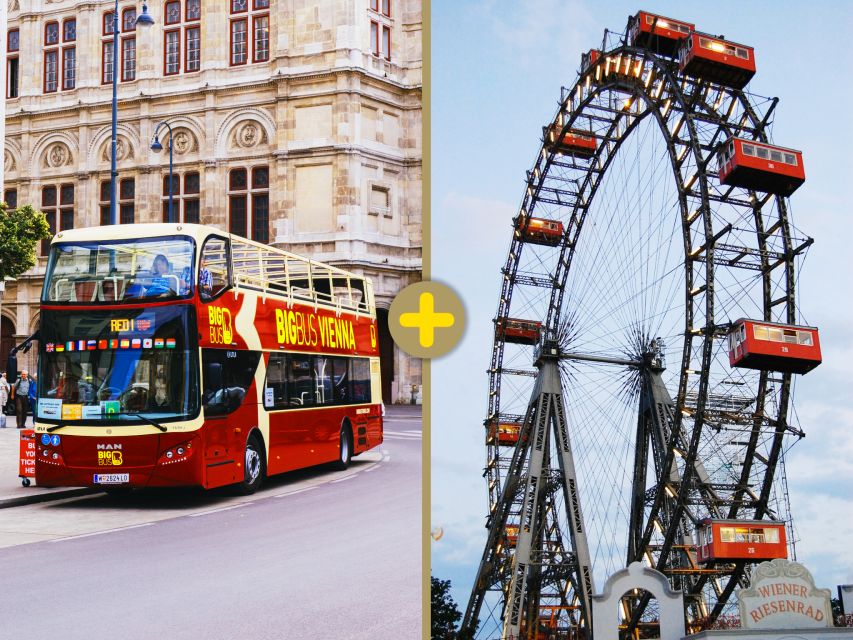 Vienna: Hop-on Hop-off, Ferris Wheel, and River Cruise - Vienna in One Ticket, Big Bus to Riesenrad to the Danube