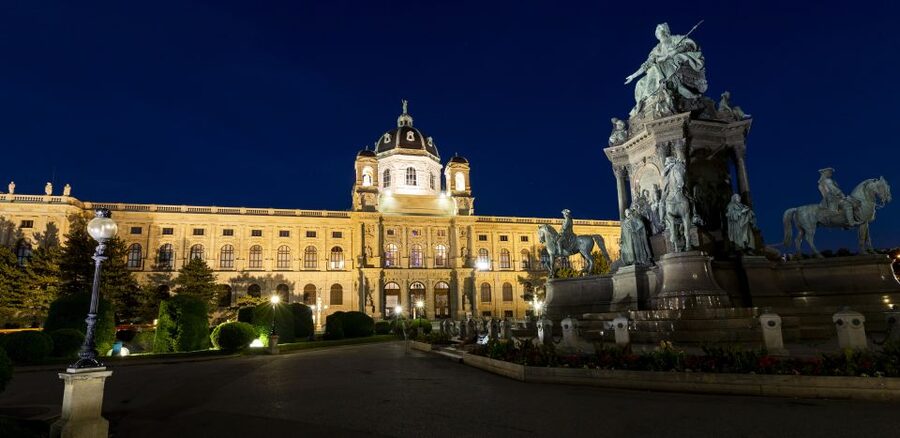Vienna: Panoramic Night Tour by Bus - What you see on Ringstrasse: Parliament, Burgtheater, and Rathausplatz lights